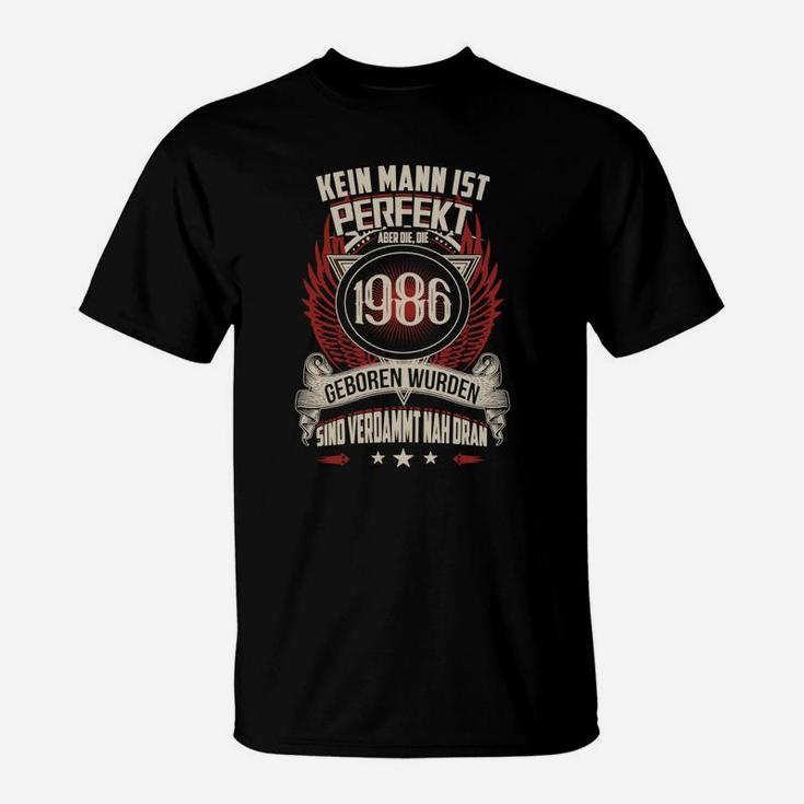 Vintage 1986 Geburtsjahr T-Shirt, Retro Spruch für Männer