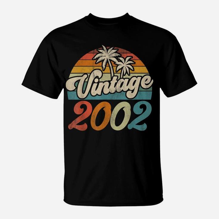 Vintage 2002 19Th Birthday Shirt Made In 2002 19 Years Old T-Shirt