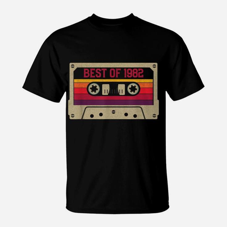 Vintage 39 Years Old Cassette Tape Best 1982 39Th Birthday T-Shirt