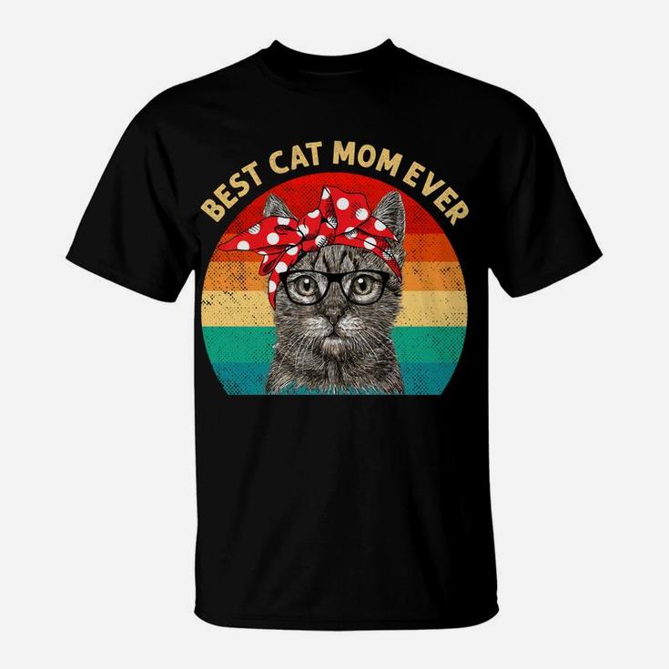 Vintage Best Cat Mom Ever  - Best Cat Mom Ever Women T-Shirt
