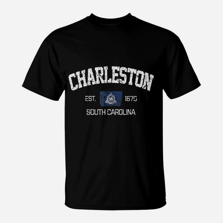 Vintage Charleston South Carolina Est 1670 T-Shirt