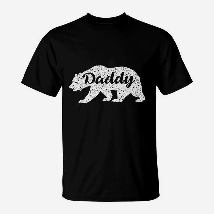 Vintage Daddy Bear Funny Dad Camping T-Shirt