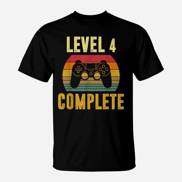 Vintage Level 4Th Complete 4 Year Wedding Anniversary T-Shirt