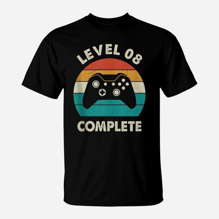 Vintage Level 8Th Complete 8 Year Wedding Anniversary Gift T-Shirt
