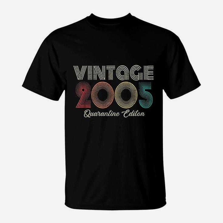 Vintage Made In 2005 16Th Birthday T-Shirt