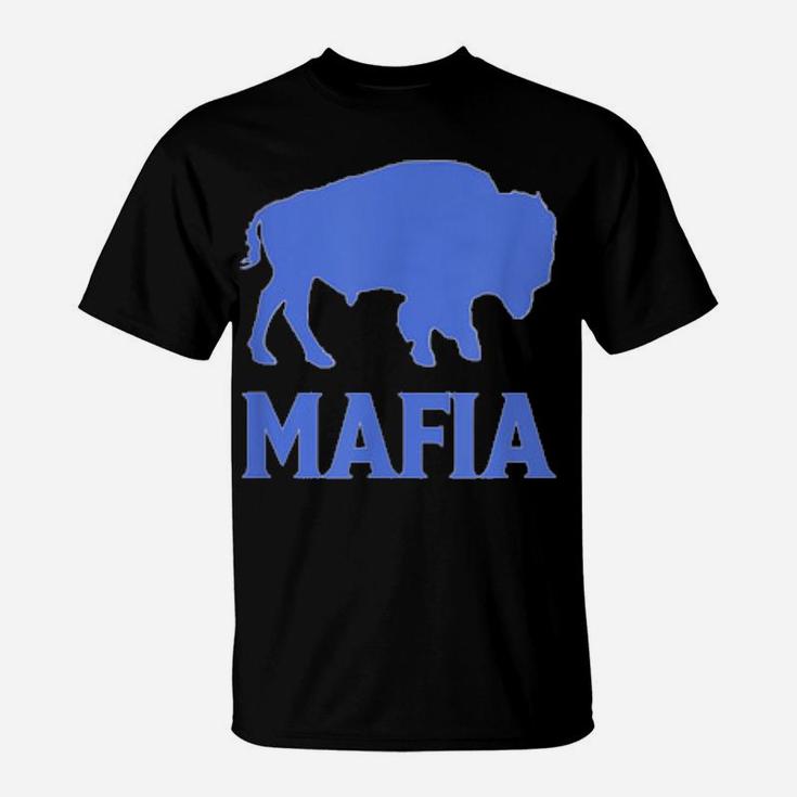 Vintage Retro Bill Fan Mafia Buffalo Sports Gits Football T-Shirt