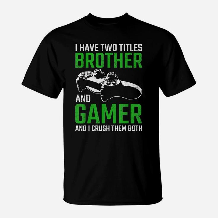 Vintage Video Games Funny Gamer Gaming Gift Boys Brother Son T-Shirt