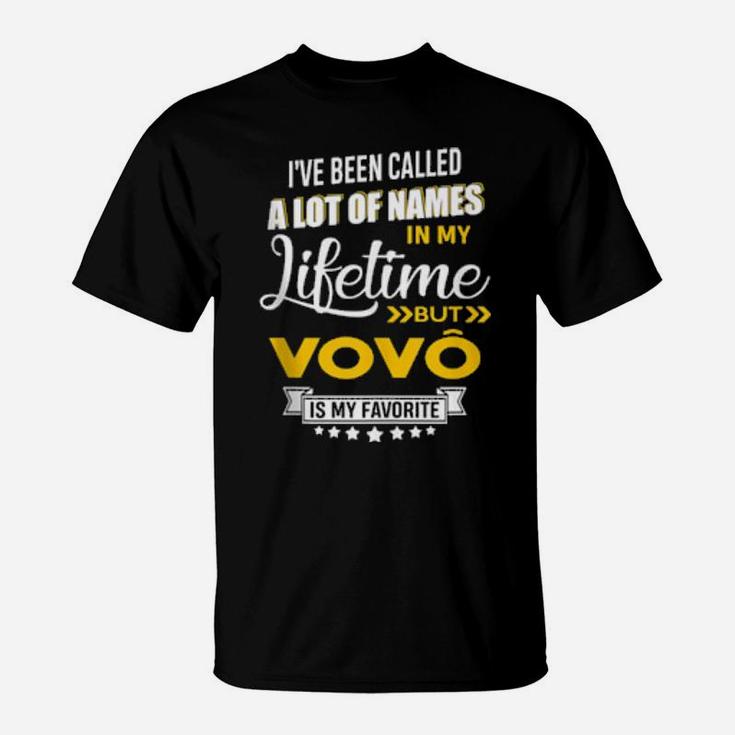 Vovo Is My Favorite Name Portuguese Grandpa Xmas T-Shirt