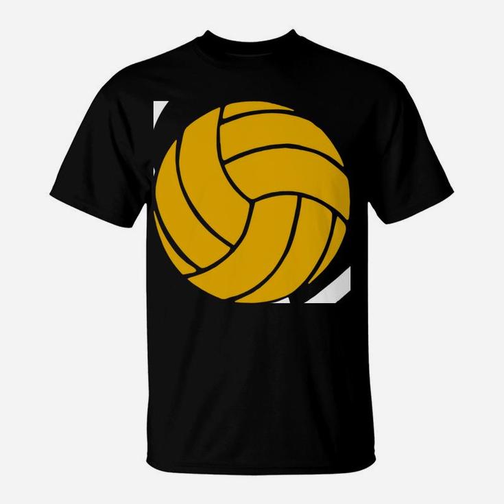 Water Polo Ball Love Heart Symbol Swimming Sport Gifts T-Shirt