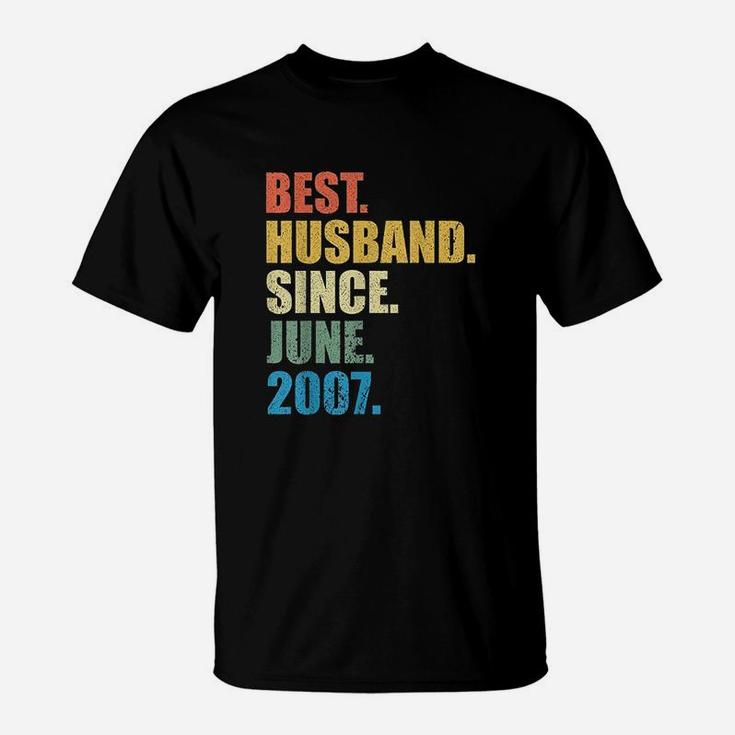 Wedding Anniversary Gifts Husband Since June 2007 T-Shirt