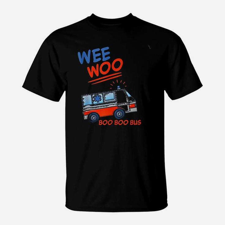 Wee Woo Boo Boo Bus Ambulance Funny T-Shirt