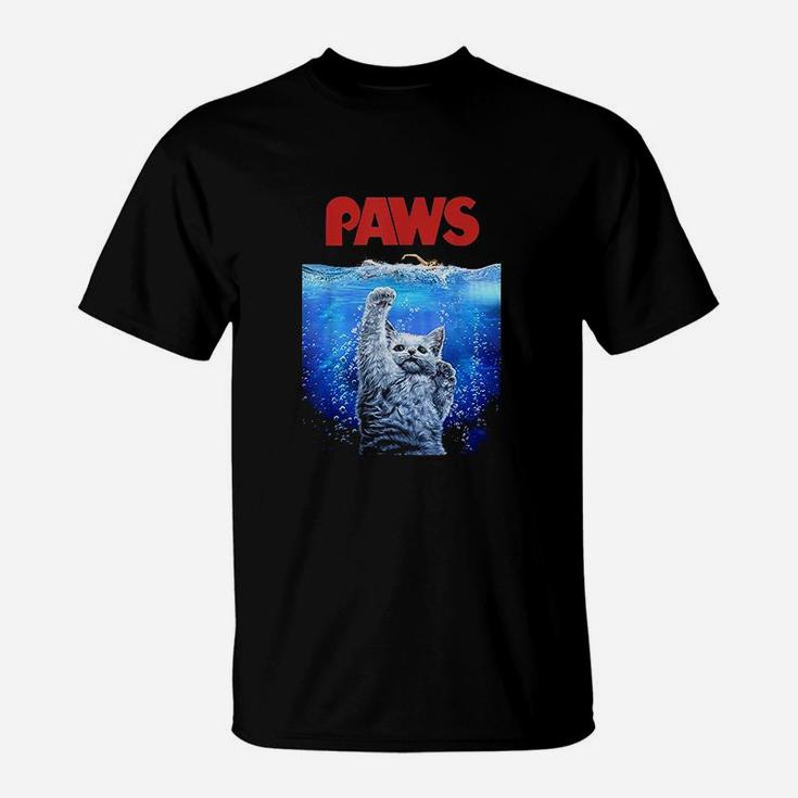 White Siamese Cat Threat From The Deep Sea T-Shirt