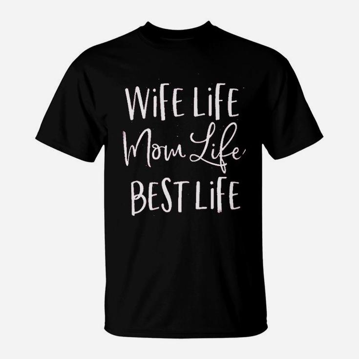 Wife Life Letter T-Shirt