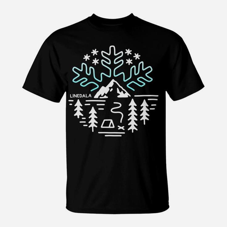 Winter Camping | Snowflake | Mountain Snow | Funny Vintage Sweatshirt T-Shirt