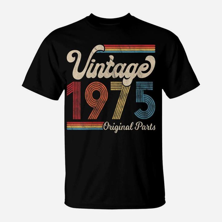 Womens 1975 Vintage 1975 Birthday Gift Men Women Born Made 1975 T-Shirt