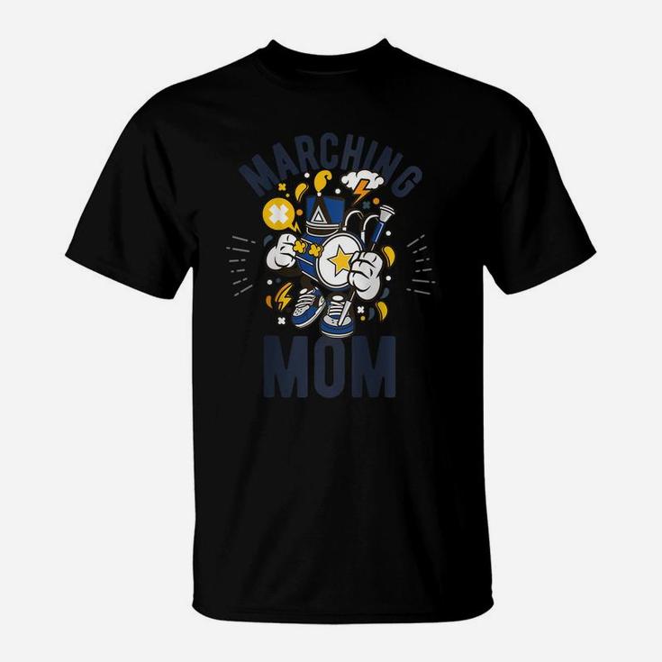 Womens Marching Band Proud Mom Band Season Gift Raglan Baseball Tee T-Shirt