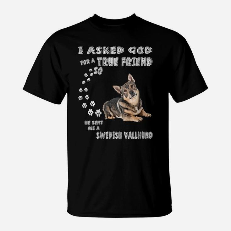 Womens Swedish Cattle Dog Quote Mom Dad Costume, Swedish Vallhund T-Shirt