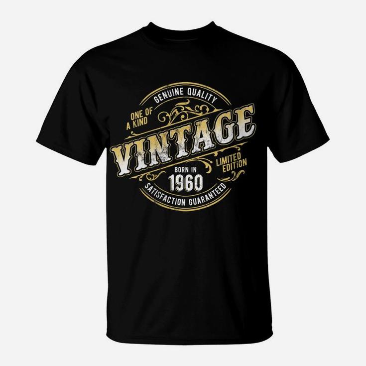 Womens Vintage Living Legend Made In 1960 Classic 61St Birthday T-Shirt