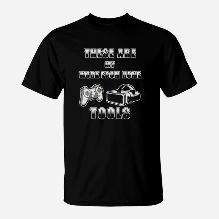 Work From Home Employee Of The Month Tools For Geek N Gamer T-Shirt