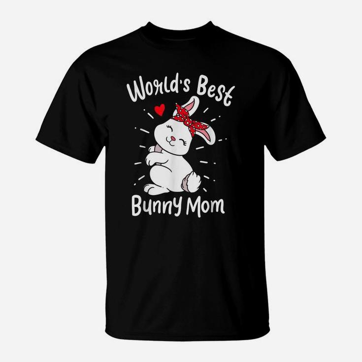 World's Best Bunny Mom Clothing Women Gift Cute Easter Day T-Shirt