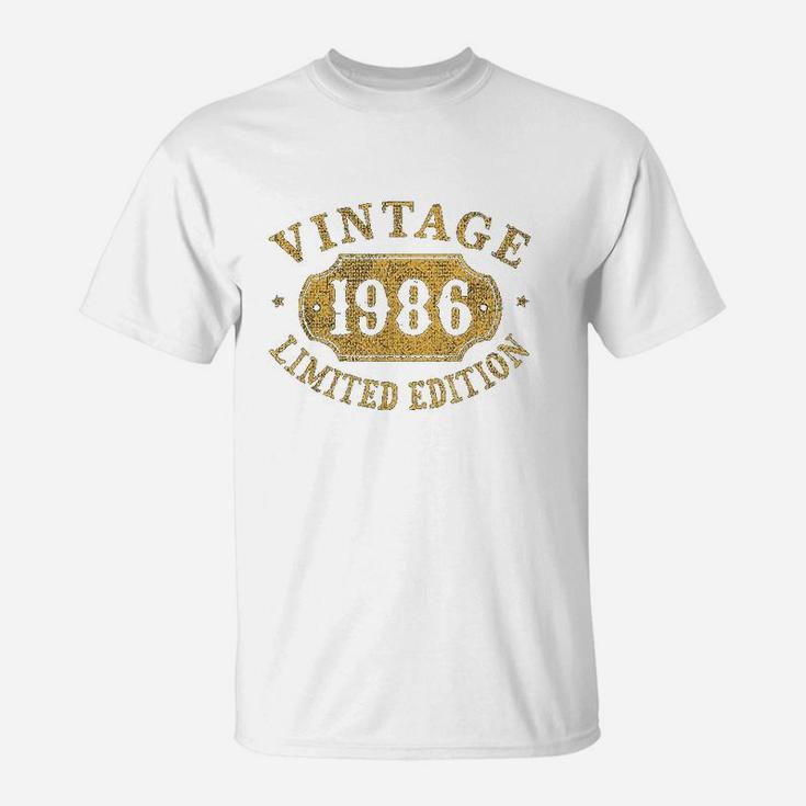 35 Years Old 35Th Birthday Anniversary Gift 1986 T-Shirt