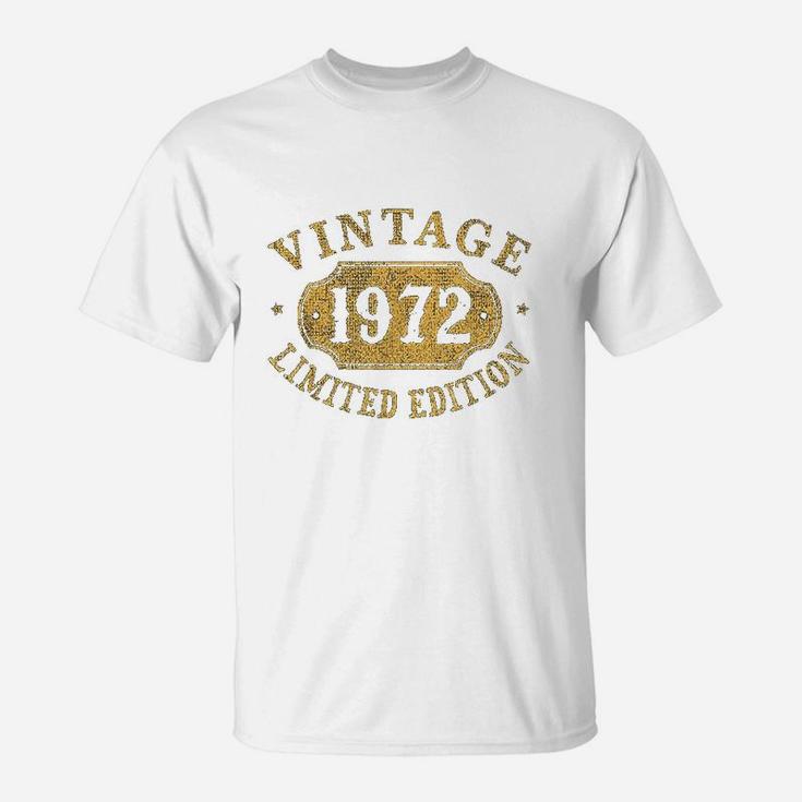 49 Years Old 49Th Birthday Anniversary Gift 1972 T-Shirt