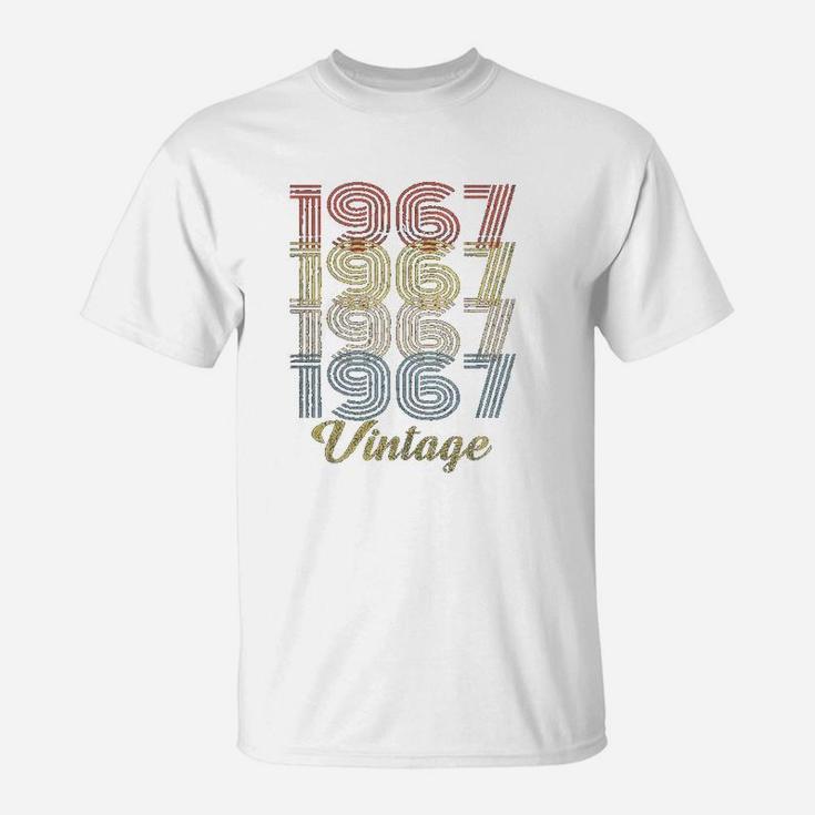 54Th Birthday Gift  Retro Birthday  1967 Vintage T-Shirt