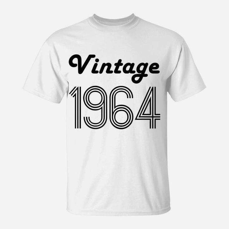 56Th Birthday Gift For Her 56 Year Old Daughter Vintage 1964 T-Shirt