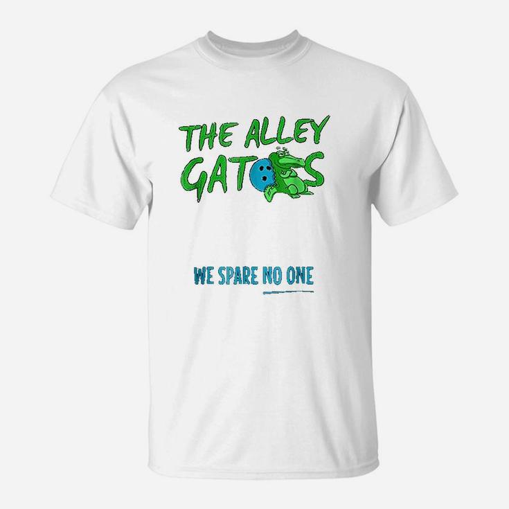 Alley Gator Funny Bowling T-Shirt