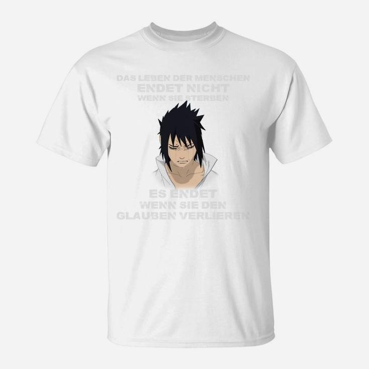 Anime-Charakter Motivationszitat T-Shirt für Fans