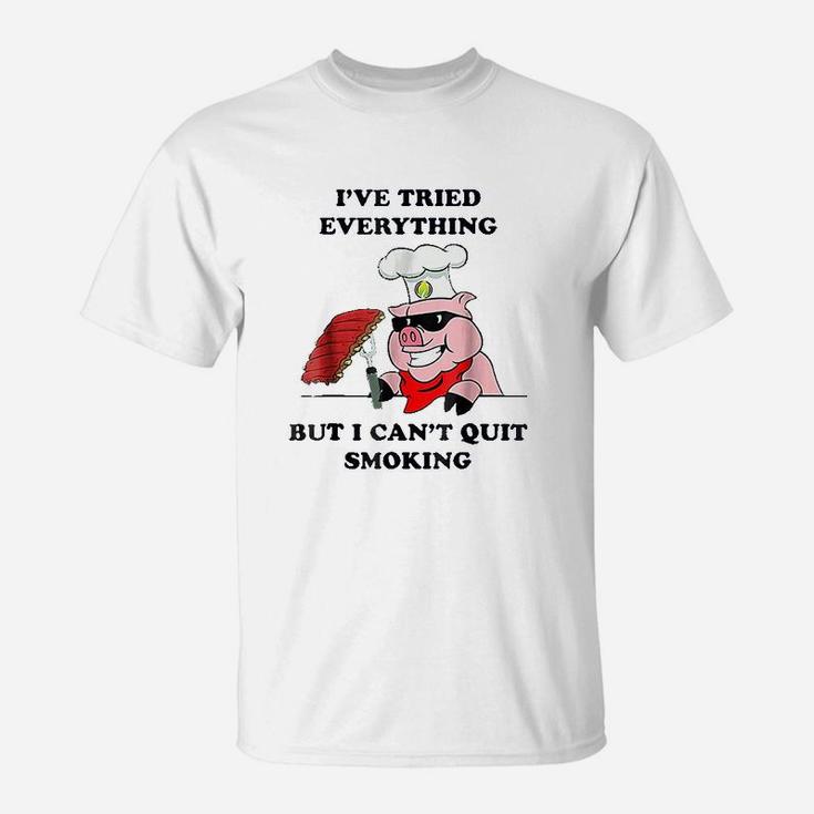 Bbq Grill Master Cant Quit Smoking Meat T-Shirt