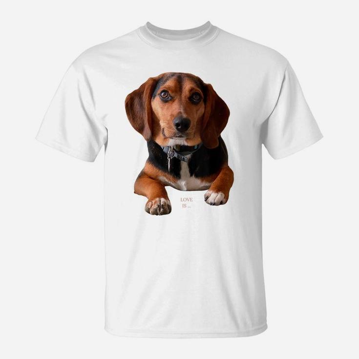 Beagle Shirt Beagles Tee Love Dog Mom Dad Puppy Love Pet T T-Shirt