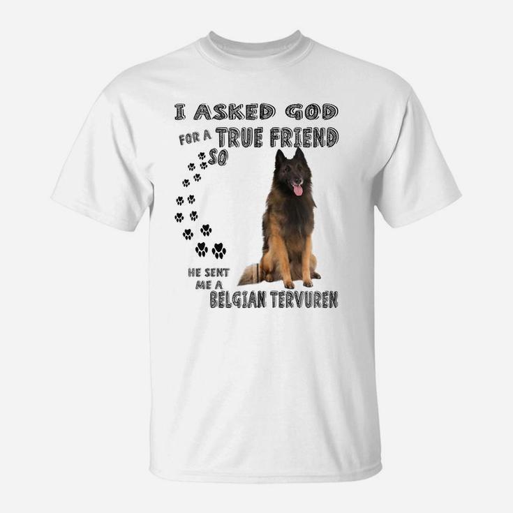 Belgian Tervuren Quote Mom Dad Lover Print, Terv Police Dog Zip Hoodie T-Shirt