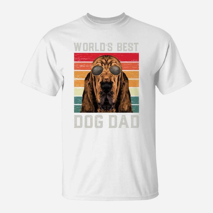 Best Dog Dad Vintage Bloodhound Sweatshirt T-Shirt