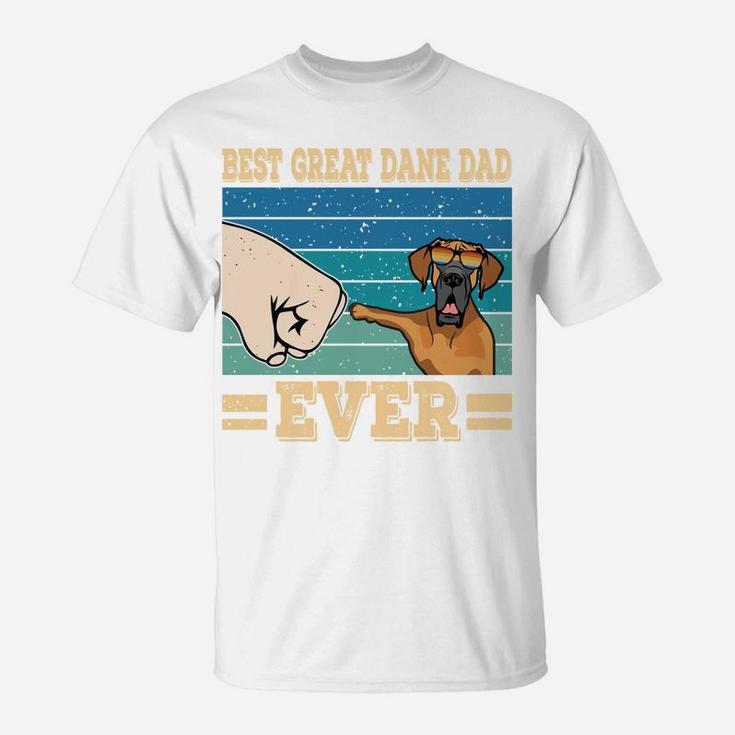 Best Great Dane Dad Funny Dog Sunglasses Vintage Great Dane Sweatshirt T-Shirt