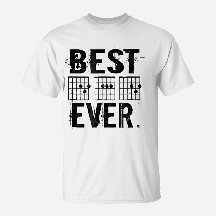 Best Guitar  Chord Saying Dad Ever T-Shirt