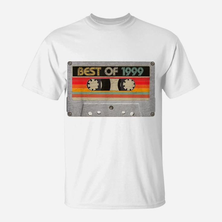 Best Of 1999 21St Birthday Gifts Cassette Tape Vintage T-Shirt