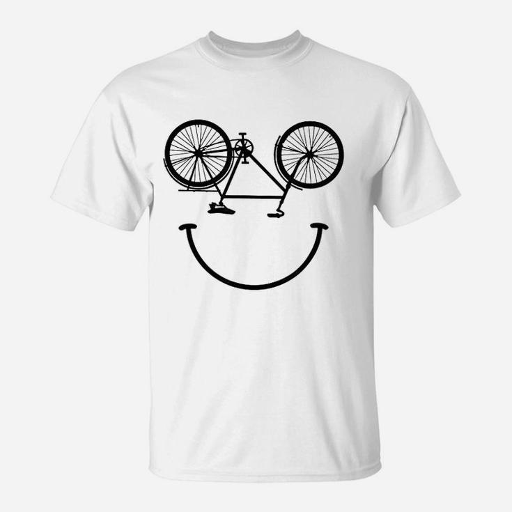 Bicycle Smiling Face T-Shirt