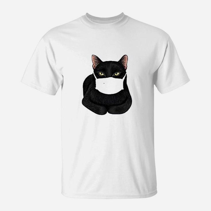 Black Cat Face T-Shirt