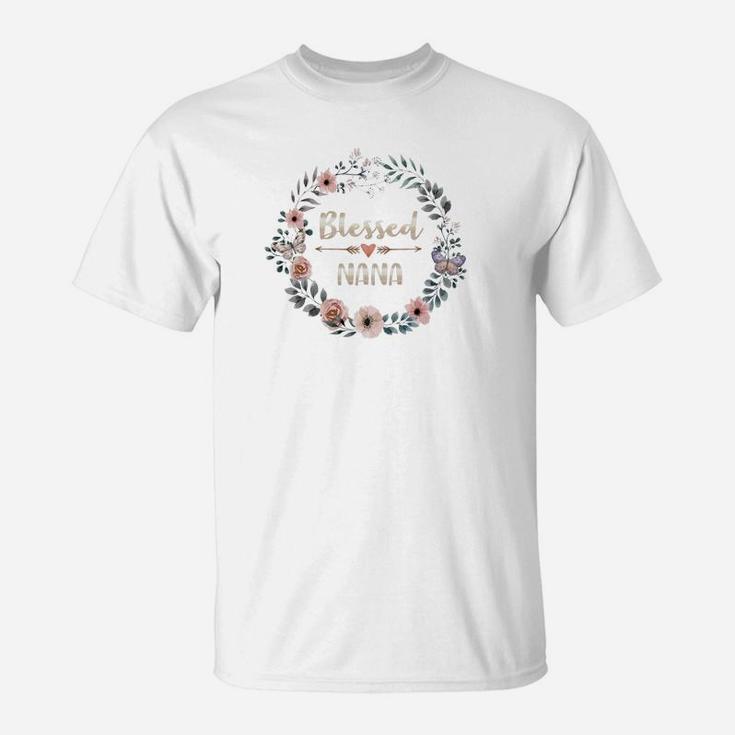 Blessed Nana Sweatshirt Thanksgiving Christmas T-Shirt