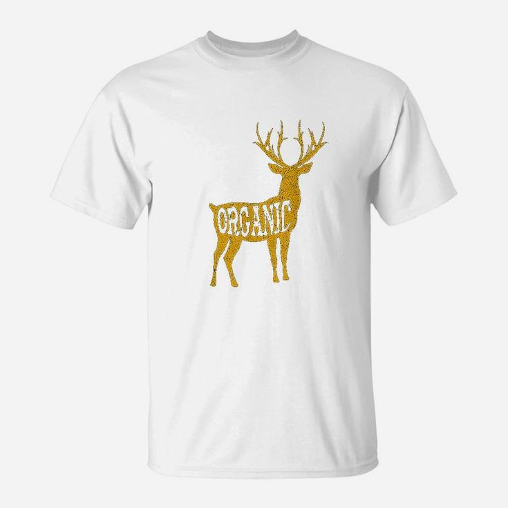 Bow Hunting Gear Vintage Organic Deer Outdoors Archery T-Shirt