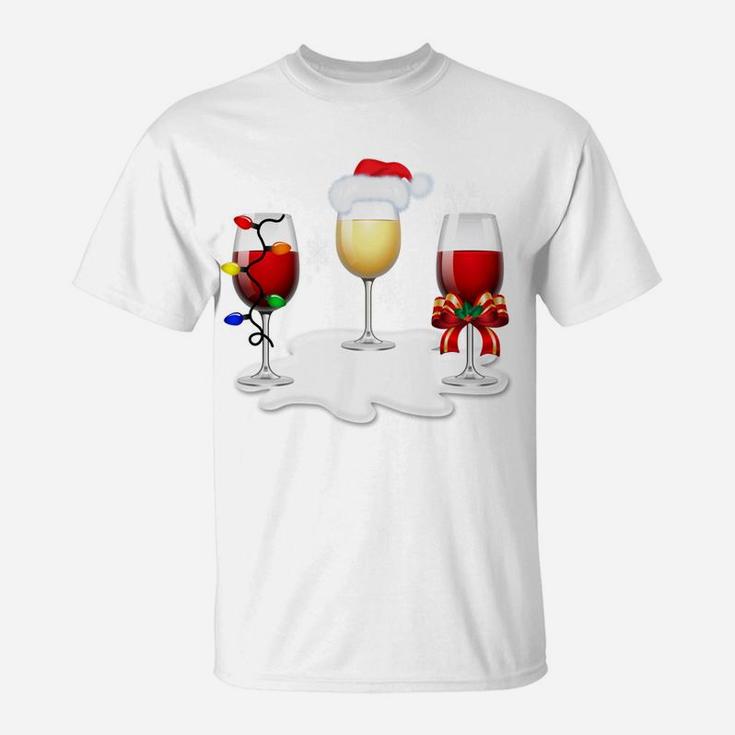 Cheers To Christmas Wine Sweatshirt T-Shirt