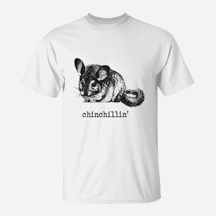 Chinchillin Funny Chinchilla Animal Lover T-Shirt