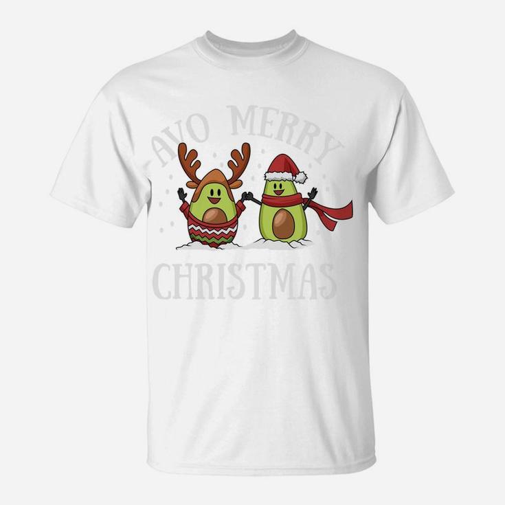 Christmas Avocado Sweatshirt Cute Vegan Vegetarian Xmas Gift T-Shirt