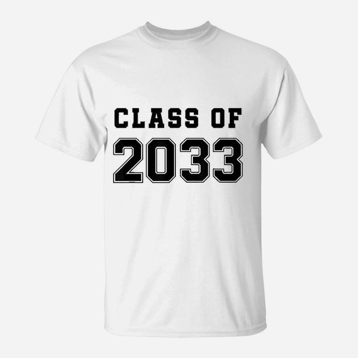 Class Of 2033 Grow With Me First Day Of School T-Shirt