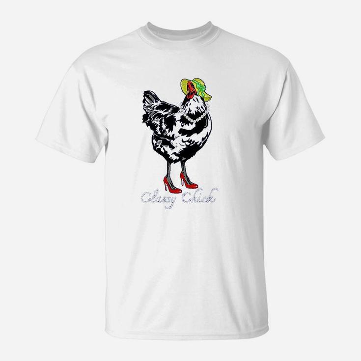 Classy Chick Chicken Hen Farm T-Shirt