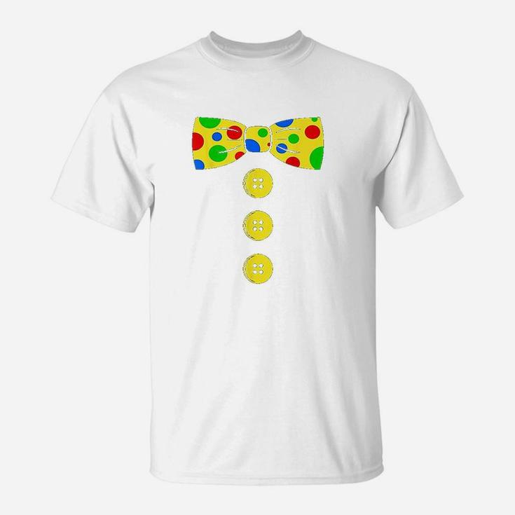 Clown Big Bow Tie Funny Tacky Clown Outfit T-Shirt