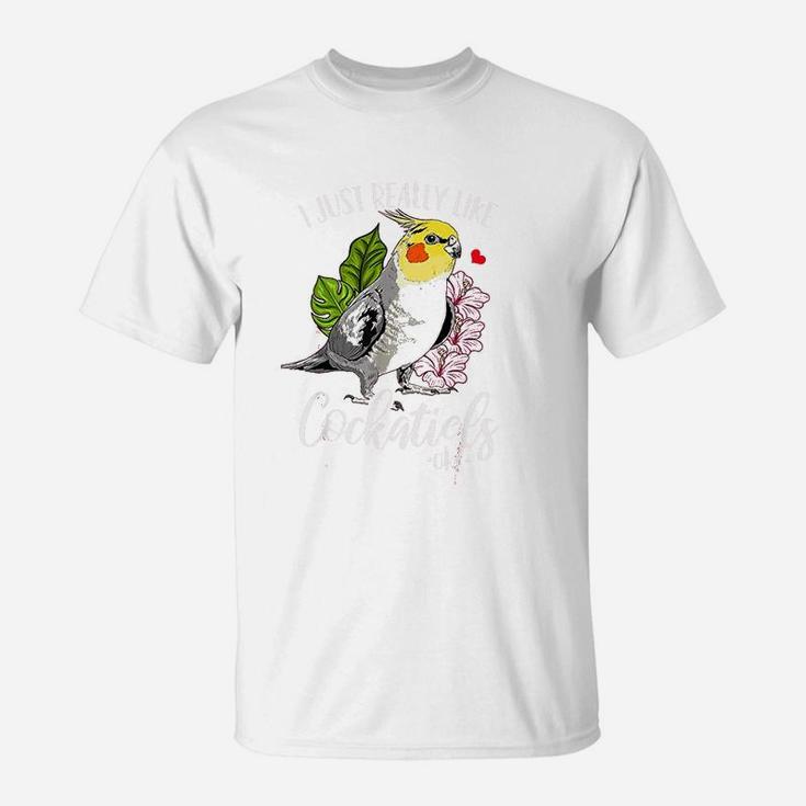Cockatiel Parrot Bird T-Shirt