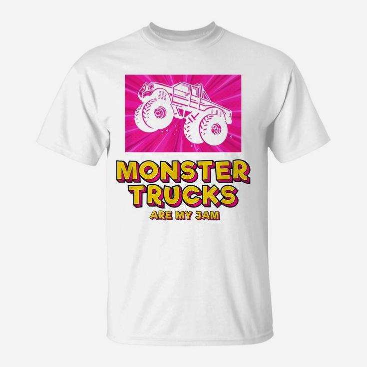 Cool Colorful Monster Truck Are My Jam T-Shirt