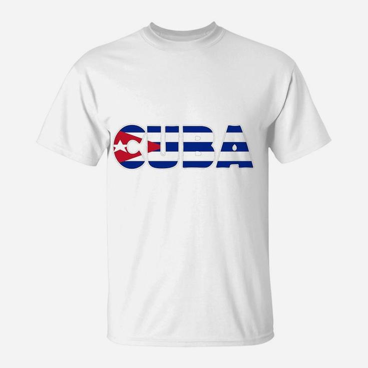 Cuba Decal Vinyl T-Shirt